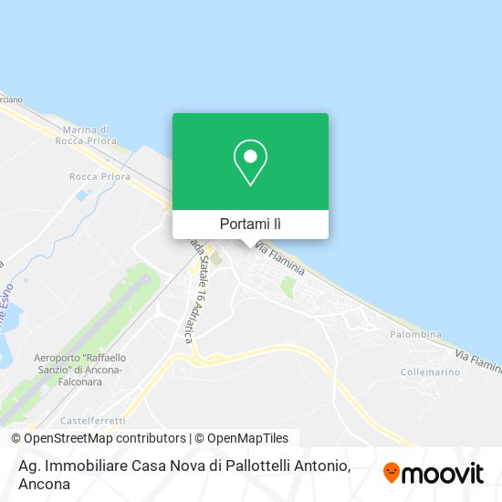 Mappa Ag. Immobiliare Casa Nova di Pallottelli Antonio