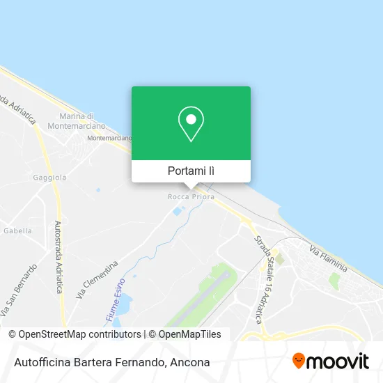 Mappa Autofficina Bartera Fernando