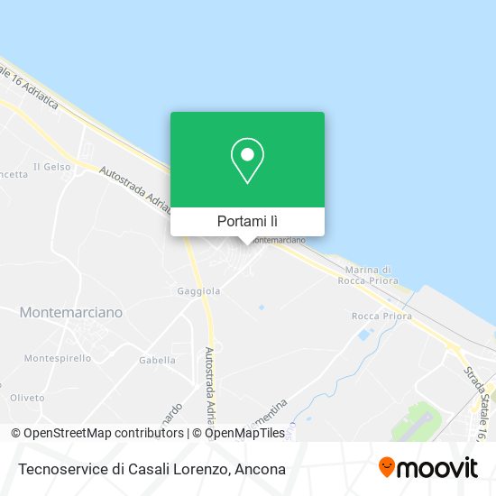 Mappa Tecnoservice di Casali Lorenzo