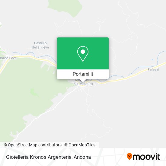 Mappa Gioielleria Kronos Argenteria