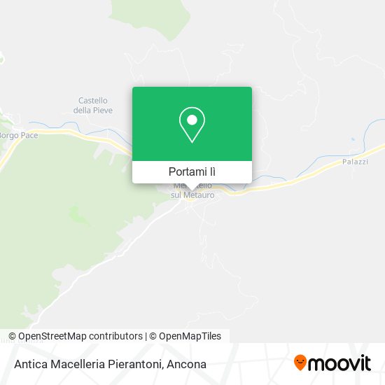 Mappa Antica Macelleria Pierantoni