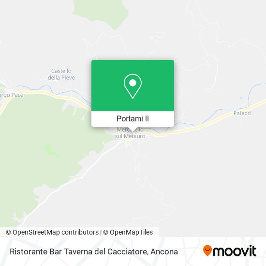 Mappa Ristorante Bar Taverna del Cacciatore