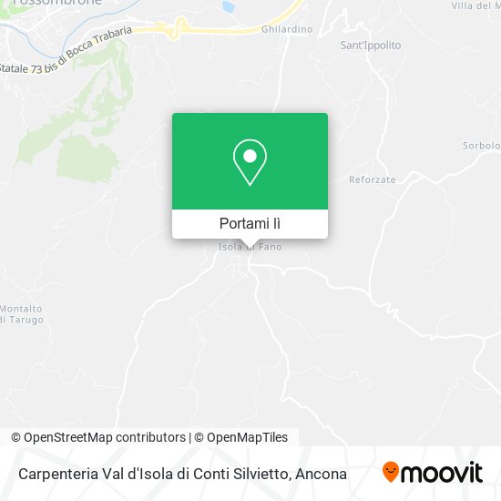 Mappa Carpenteria Val d'Isola di Conti Silvietto