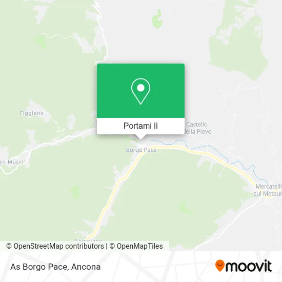 Mappa As Borgo Pace