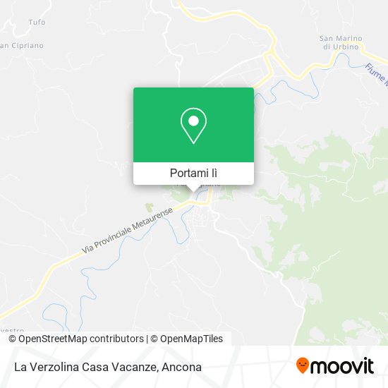 Mappa La Verzolina Casa Vacanze