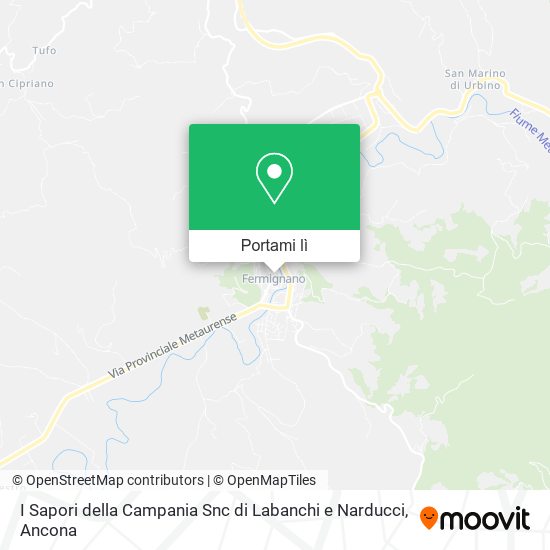 Mappa I Sapori della Campania Snc di Labanchi e Narducci