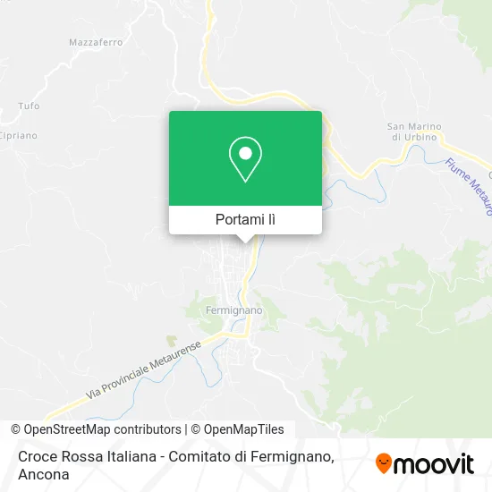 Mappa Croce Rossa Italiana - Comitato di Fermignano