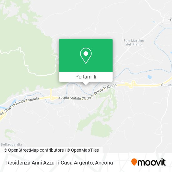 Mappa Residenza Anni Azzurri Casa Argento