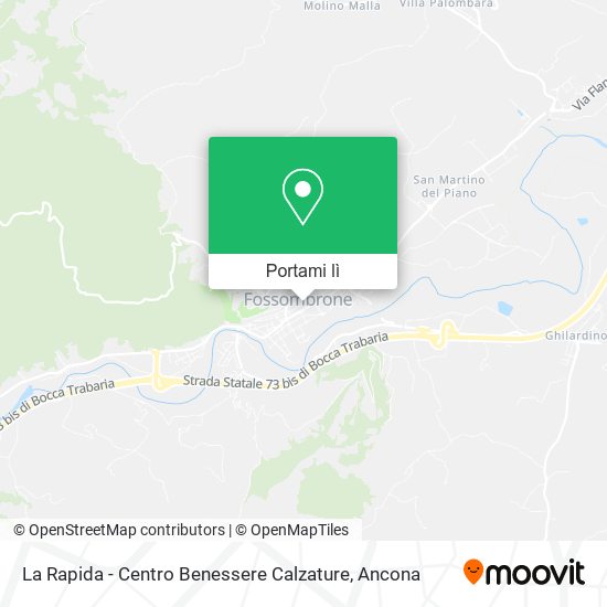 Mappa La Rapida - Centro Benessere Calzature