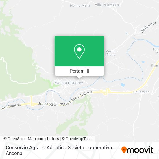 Mappa Consorzio Agrario Adriatico Società Cooperativa