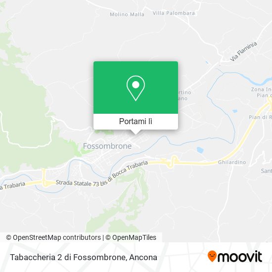 Mappa Tabaccheria 2 di Fossombrone