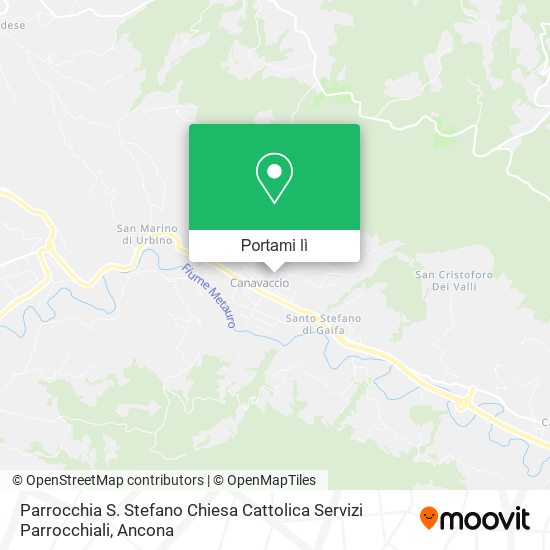 Mappa Parrocchia S. Stefano Chiesa Cattolica Servizi Parrocchiali