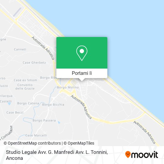 Mappa Studio Legale Avv. G. Manfredi Avv. L. Tonnini