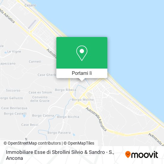 Mappa Immobiliare Esse di Sbrollini Silvio & Sandro - S.