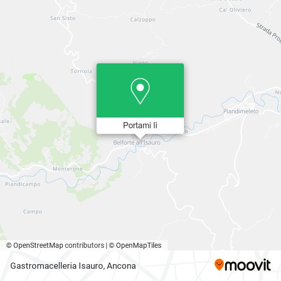 Mappa Gastromacelleria Isauro