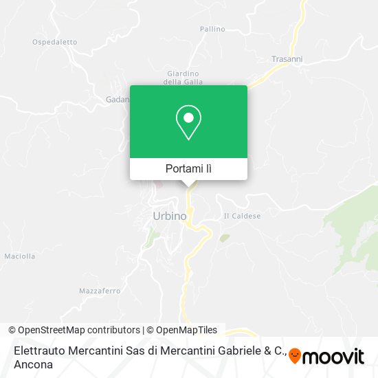 Mappa Elettrauto Mercantini Sas di Mercantini Gabriele & C.