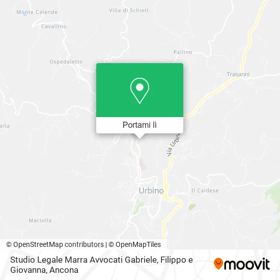 Mappa Studio Legale Marra Avvocati Gabriele, Filippo e Giovanna