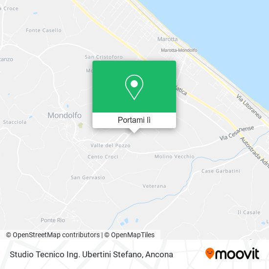 Mappa Studio Tecnico Ing. Ubertini Stefano
