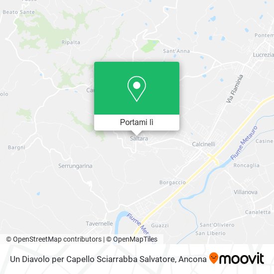Mappa Un Diavolo per Capello Sciarrabba Salvatore