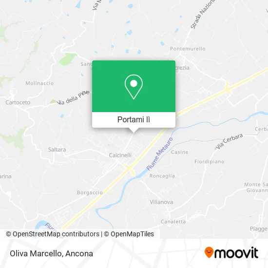 Mappa Oliva Marcello
