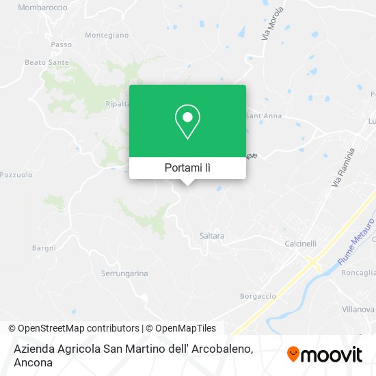 Mappa Azienda Agricola San Martino dell' Arcobaleno