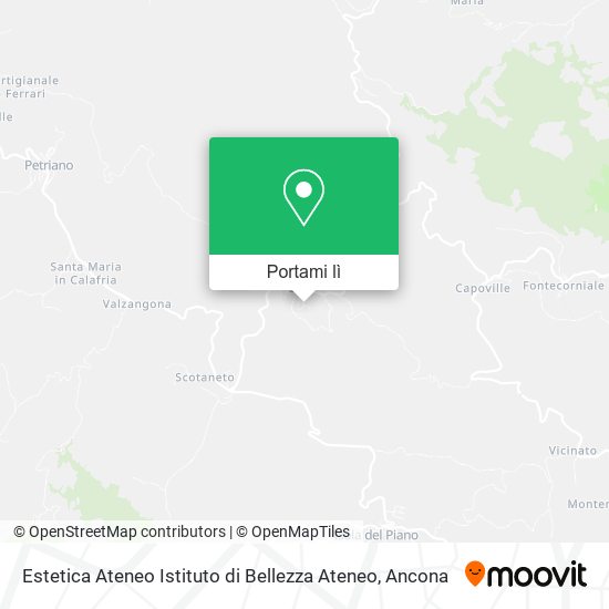 Mappa Estetica Ateneo Istituto di Bellezza Ateneo