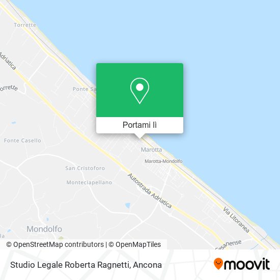 Mappa Studio Legale Roberta Ragnetti