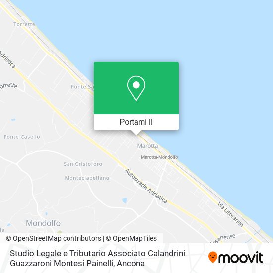 Mappa Studio Legale e Tributario Associato Calandrini Guazzaroni Montesi Painelli