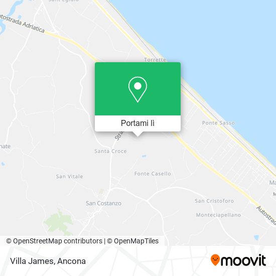 Mappa Villa James