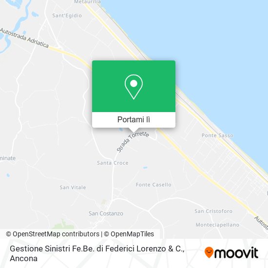 Mappa Gestione Sinistri Fe.Be. di Federici Lorenzo & C.