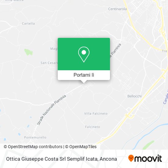 Mappa Ottica Giuseppe Costa Srl Semplif Icata