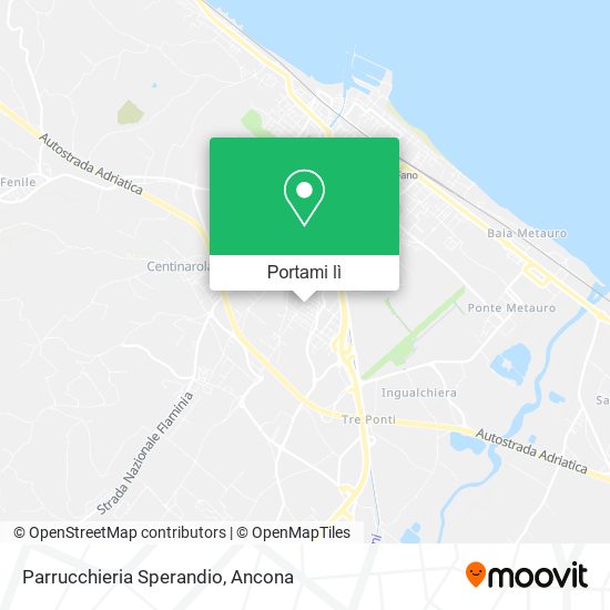 Mappa Parrucchieria Sperandio