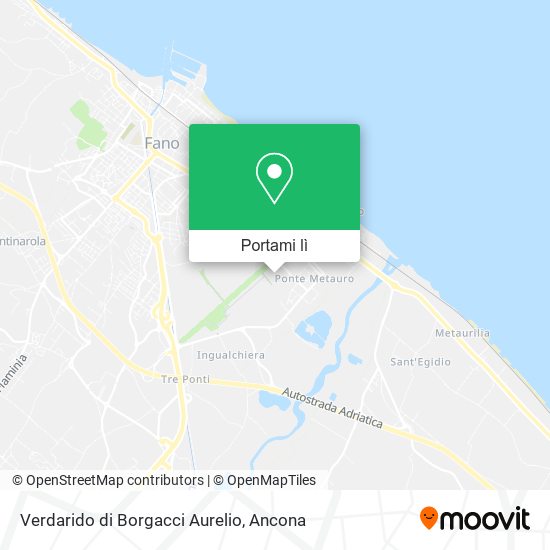 Mappa Verdarido di Borgacci Aurelio