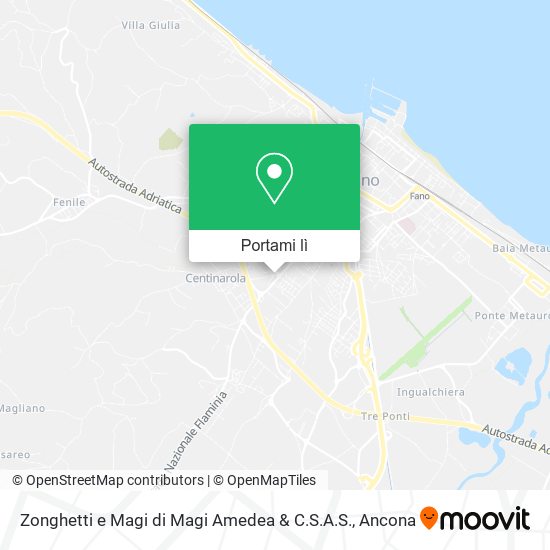 Mappa Zonghetti e Magi di Magi Amedea & C.S.A.S.