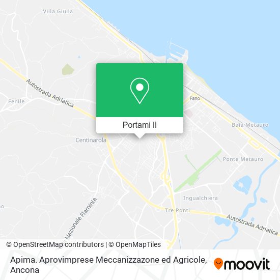 Mappa Apima. Aprovimprese Meccanizzazone ed Agricole