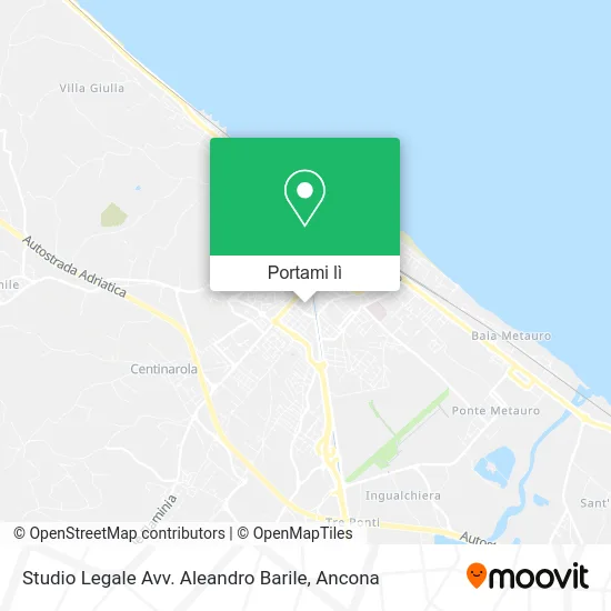 Mappa Studio Legale Avv. Aleandro Barile