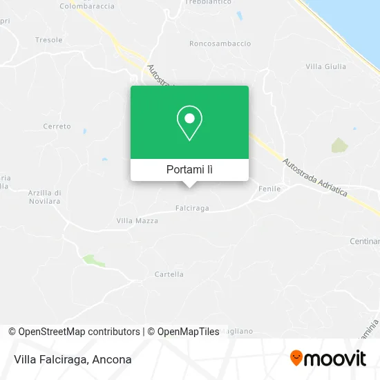 Mappa Villa Falciraga