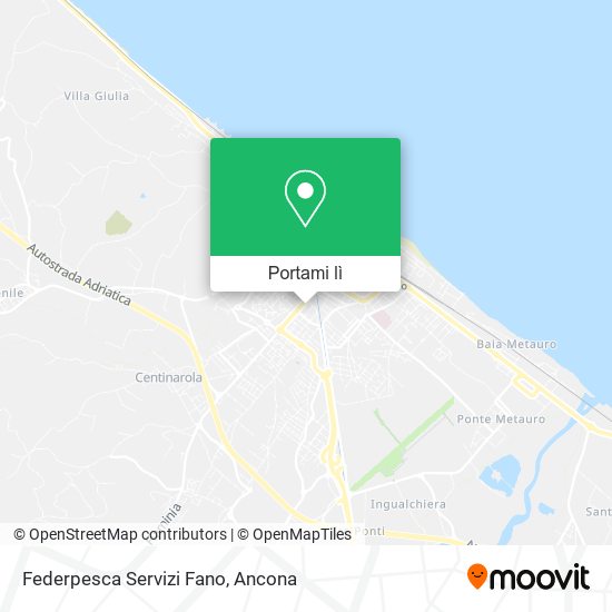 Mappa Federpesca Servizi Fano