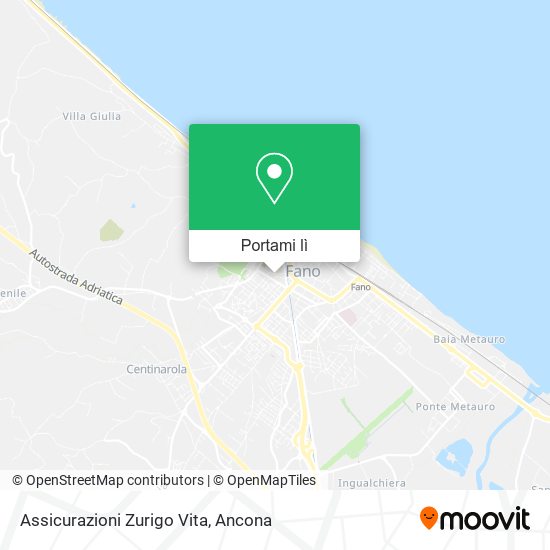Mappa Assicurazioni Zurigo Vita