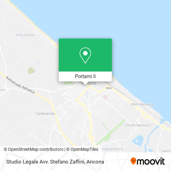 Mappa Studio Legale Avv. Stefano Zaffini