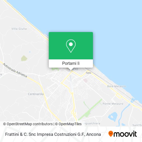 Mappa Frattini & C. Snc Impresa Costruzioni G.F.
