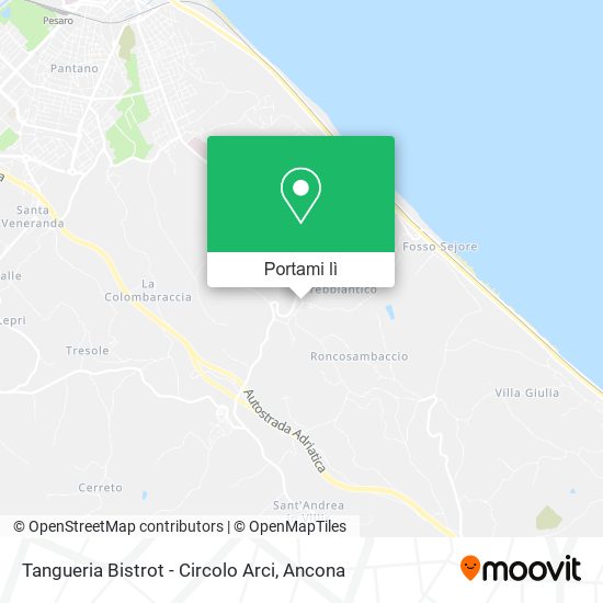 Mappa Tangueria Bistrot - Circolo Arci