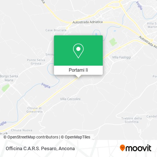 Mappa Officina C.A.R.S. Pesaro