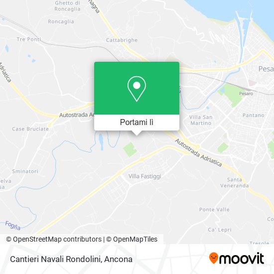 Mappa Cantieri Navali Rondolini
