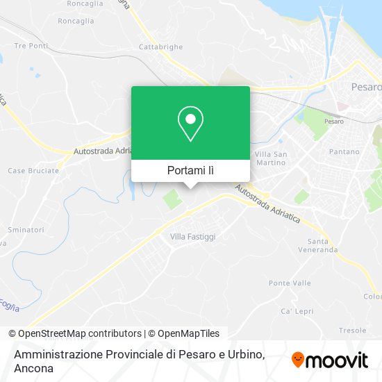 Mappa Amministrazione Provinciale di Pesaro e Urbino