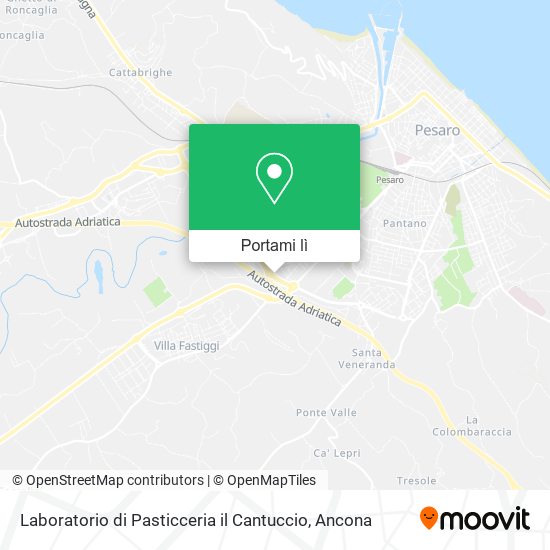 Mappa Laboratorio di Pasticceria il Cantuccio