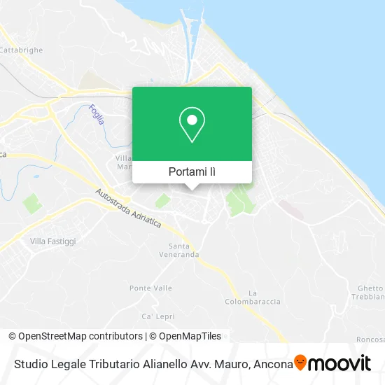 Mappa Studio Legale Tributario Alianello Avv. Mauro