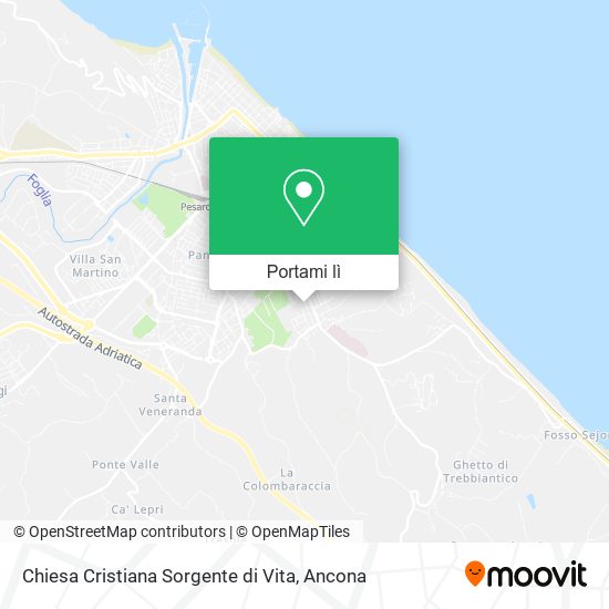 Mappa Chiesa Cristiana Sorgente di Vita