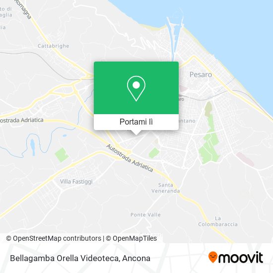 Mappa Bellagamba Orella Videoteca