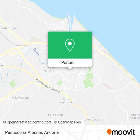 Mappa Pasticceria Alberini